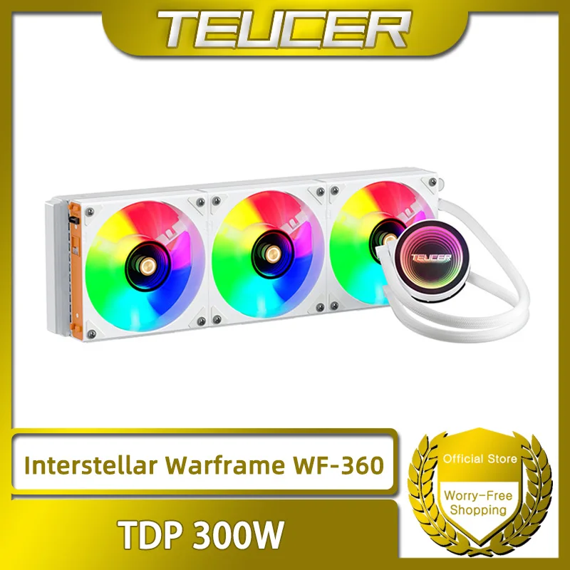 TEUCER WF-360 CPU Water Cooler 3x120mm ARGB AM5/AM4 LGA1700