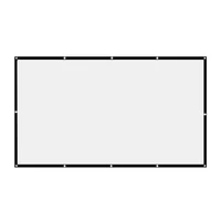 16:9 Simple Projector Curtain Set Portable HD Display Screen Household Bedroom Decoration for Home Outdoor Office - Image 4