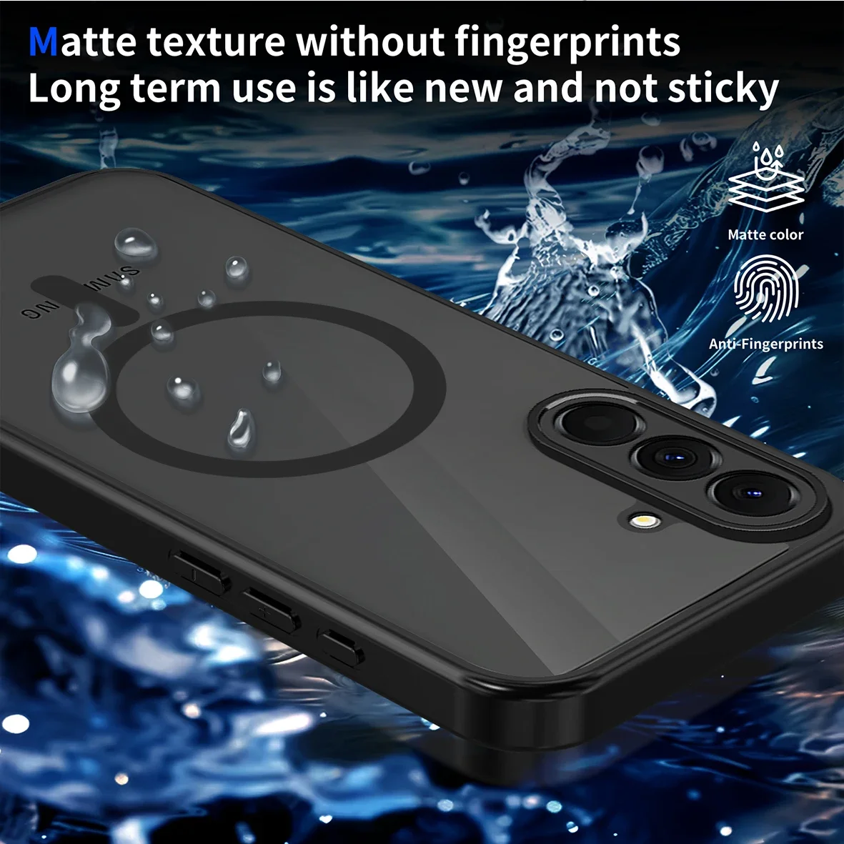 Clear Magnetic Case for Samsung Galaxy S24-S25 Series thumbnail 2