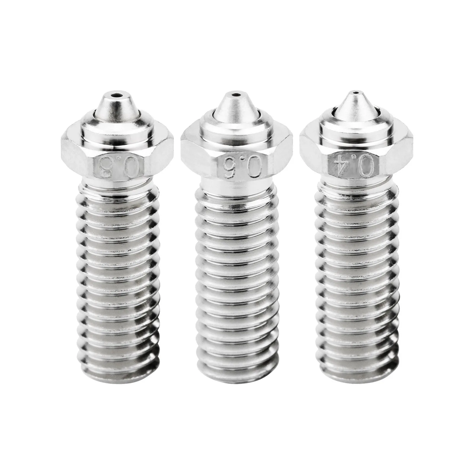 Volcano Bimetallic MY nozzle 3PCS High Temperature and Wear Resistant For Sidewinder X1& X2 Genius,Pro/Anycubic Vyper Artillery