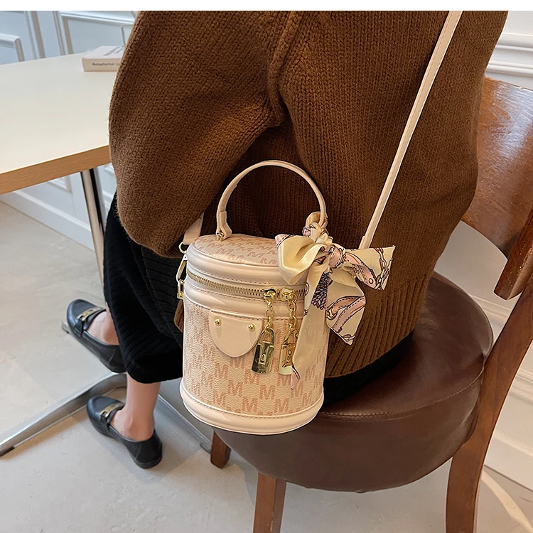 Women's Tote Bucket Bag Pu Leather Shoulder Handbag For Daily Wear_voghion.com