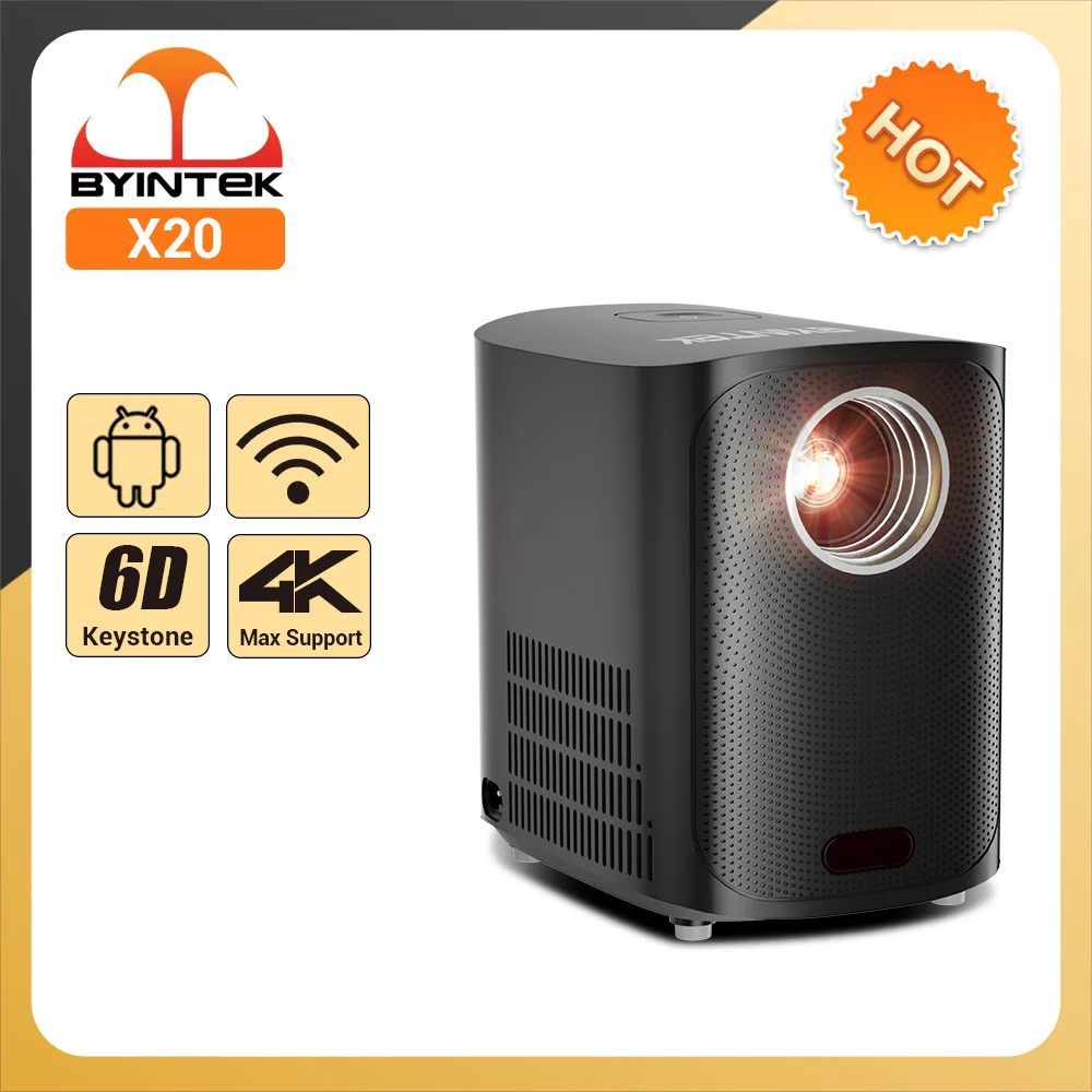 Projector/BYINTEK X20 Portable Mini LED Smart Android Wifi Home Theater  Video Projector with shipping on AliExpress