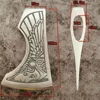 Jungle Goddess Pattern Axe Head Unsharpened for Outdoor Camping Axe Hand Axe Man Gift 6