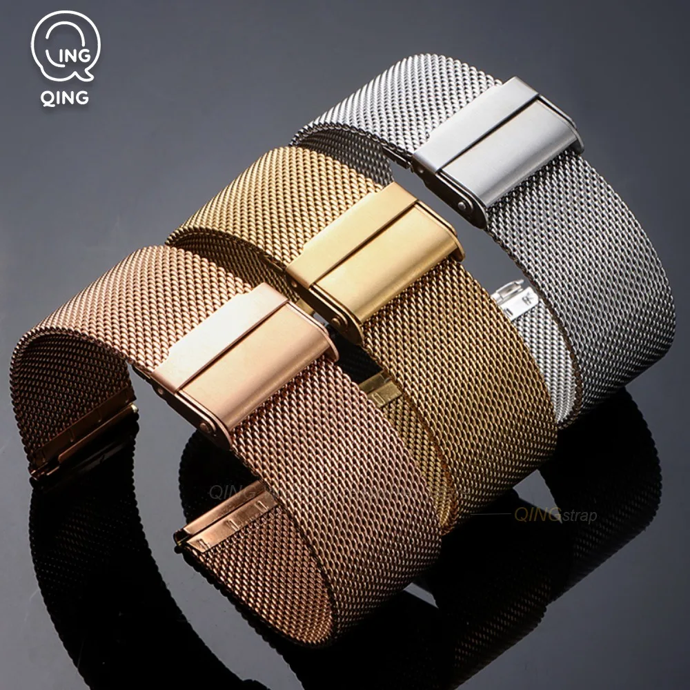 Universal Mesh Milanese Quick Release Watch Strap - Sleek and Stylish Bracelet