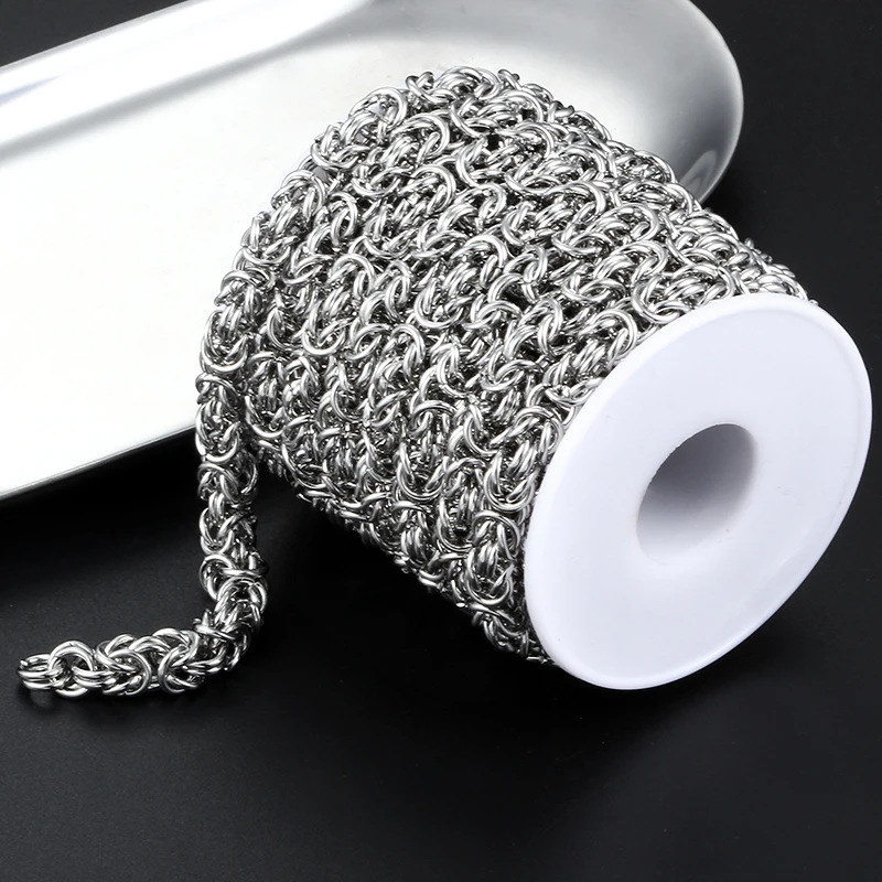 Stainless Steel Keel Chain For Jewelry Making Accessories Big Heavy Necklace DIY Handmade Bracelet Pendant Supplies Wholesale