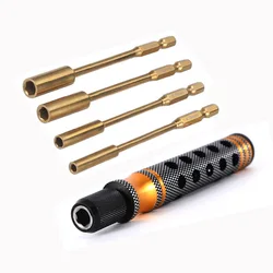 Destornillador hexagonal 4 en 1 para avión teledirigido, tuerca de tornillo Phillips de 4,0/5,5/7,0/8,0 MM para avión teledirigido, FPV, avión, Drone, modelo de herramientas de reparación de coche