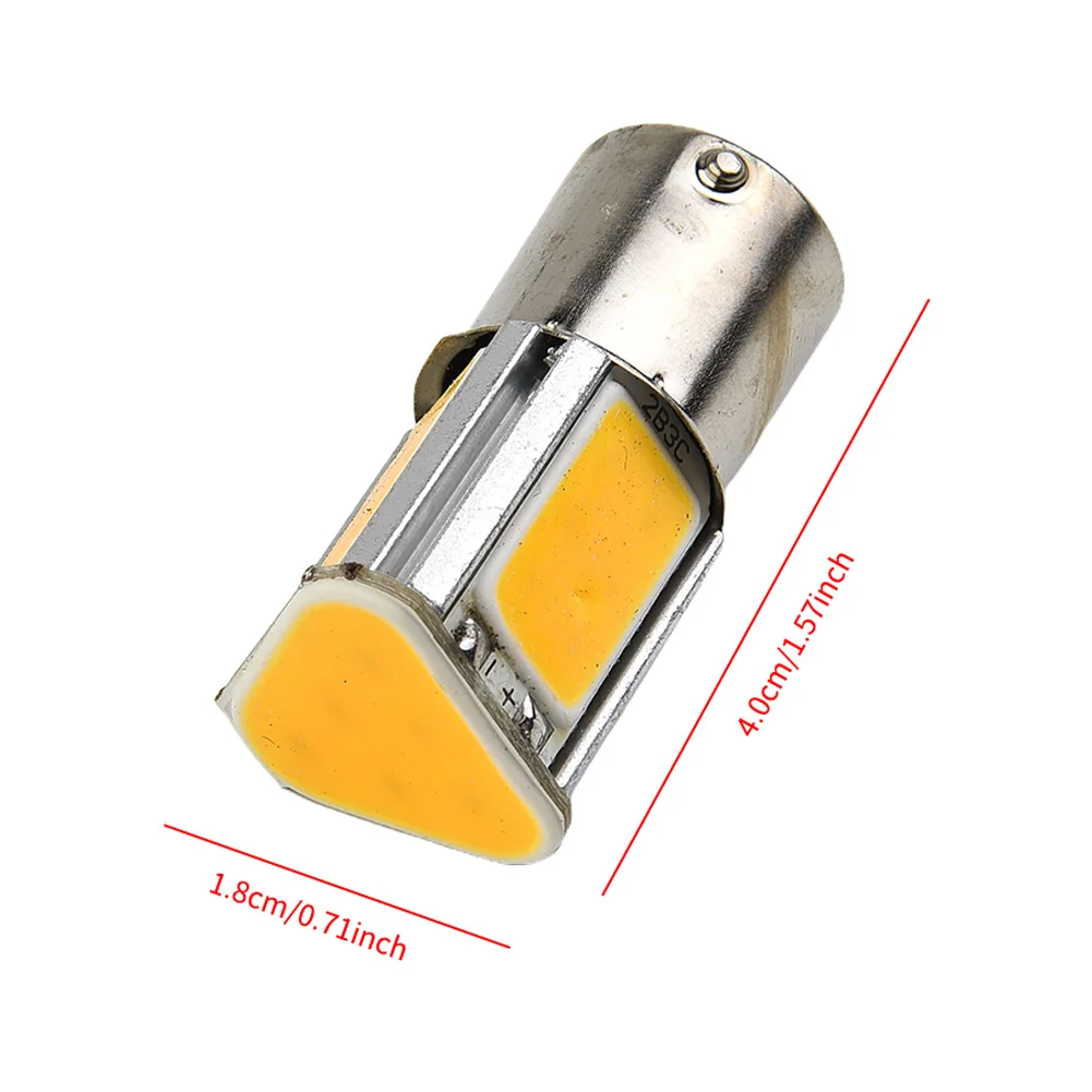 

Фонари, сигнал поворота, суперъяркий белый свет для цоколей BA15S 1156, сверхъяркий 3500K, 4 COB, сверхъяркий, 4 шт., авто