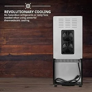Ivation wine cooler powerful compressor cooling