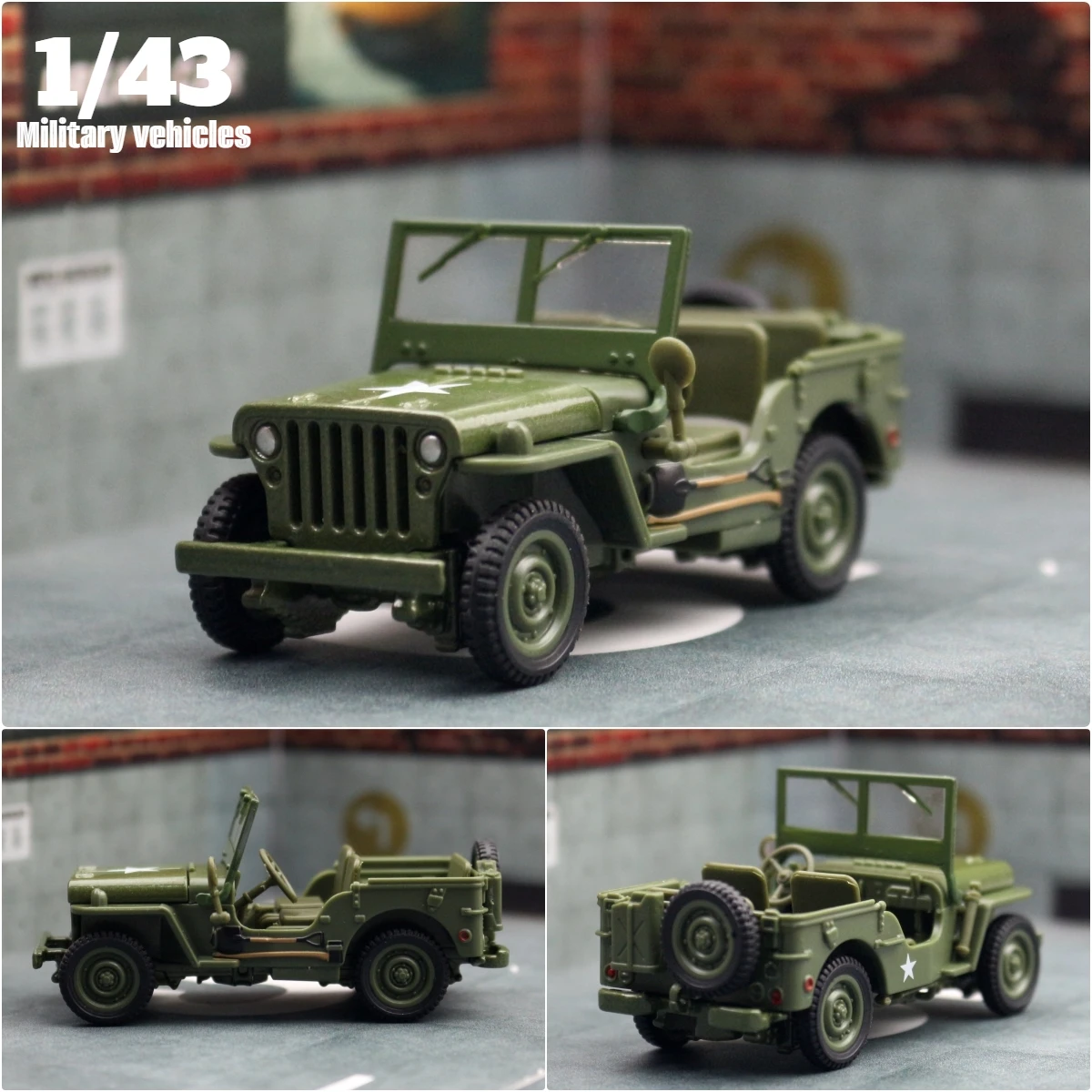 jeep Willys,neuve armée française (Neu und originalverpackt) in