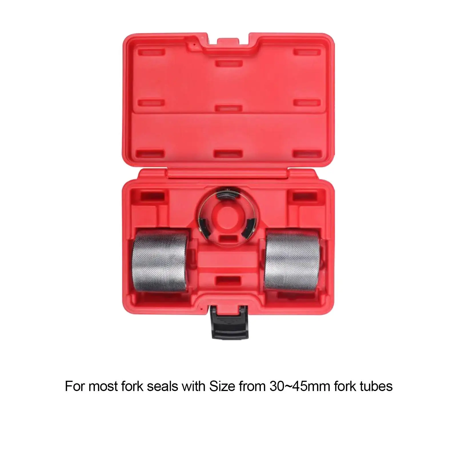 

Motorcycle Fork Seal Driver Accessories with Storage Box Universal Portable Adjustable 30mm-45mm for Motorcycle Maintenance
