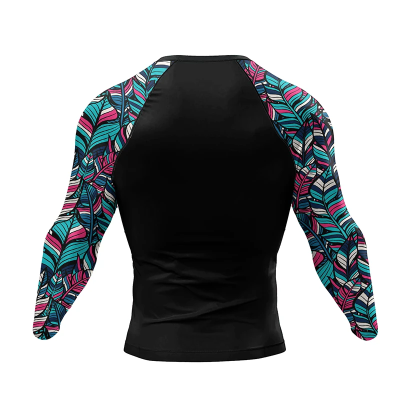 Rash Guard & Rashguard Bjj Brazilian Jiu Jitsu MMA T-shirt+Pant Suit Men Boxing Compression T-shirts Gi Grappling Jerseys sports apparel mens t shirt