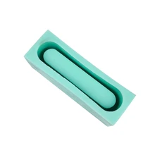  Oval Business Card Holder Base Box UV Crystal Epoxy Mold Clay Plaster Resin Silicone Mould DIY Crafts Decorations Mold 