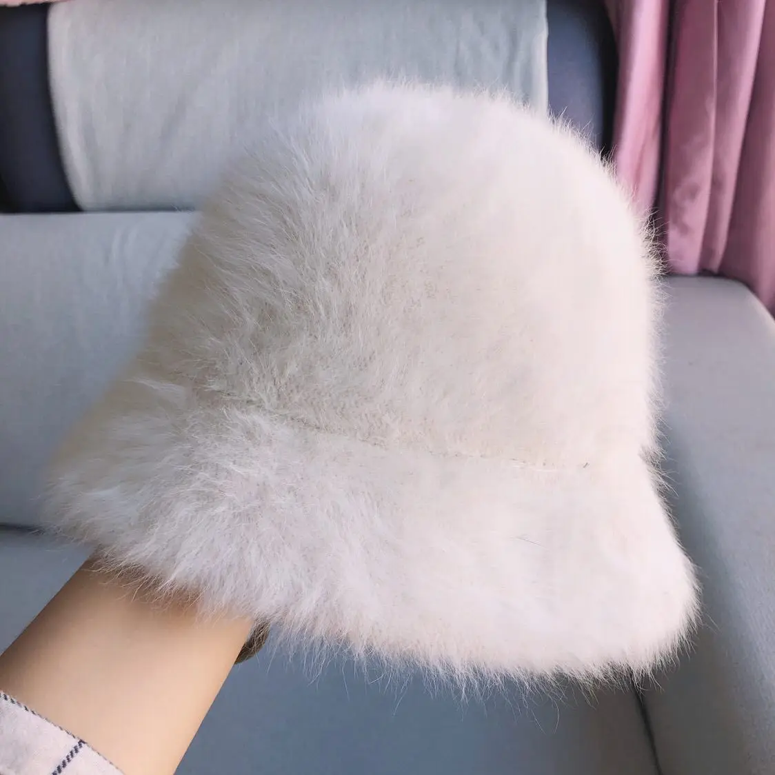 Luxury Fur Bucket Kawaii Hats - KawaiiMerch.com
