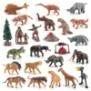 12 Simulated Prehistoric Animal Models Of Ancient Hominids Giant Rhinoceros Mammoths Multiple Children'S Decorative Toys 1