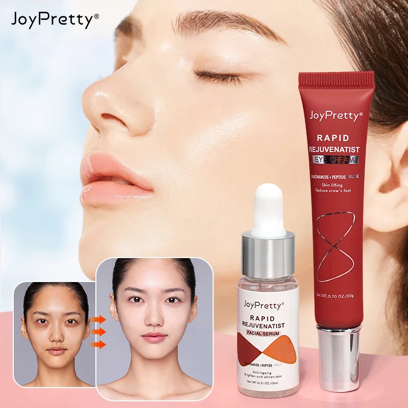 Skin care set JoyPretty Rejuvenate Skin Care Set Whitening Cream Wrinkle Serum Emulsions Eye Dark Circle Remove Facial Skin Care Products