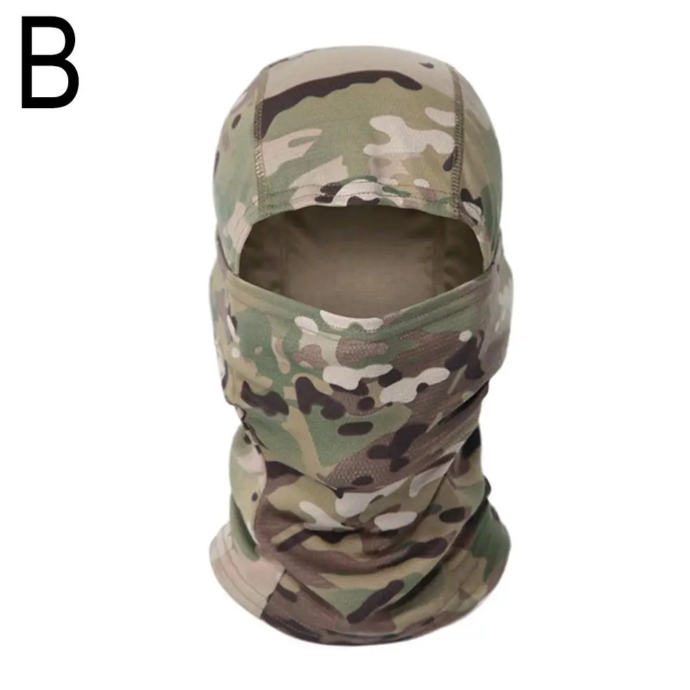 Balaclava Full Face Mask Cover Cycling Airsoft Hunting Hat Camouflage Balaclava Scarf Summer Sun Protection Cycling Cap balaclava mask