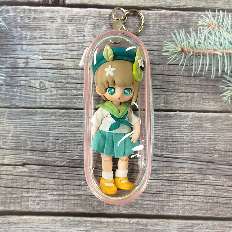 Clear Nendoroid Doll Bag Transparent Kawaii Girl Outdoor Pouch For OB11 BJD Anime Cartoon Dolls Plushy Little DIY Toys 6