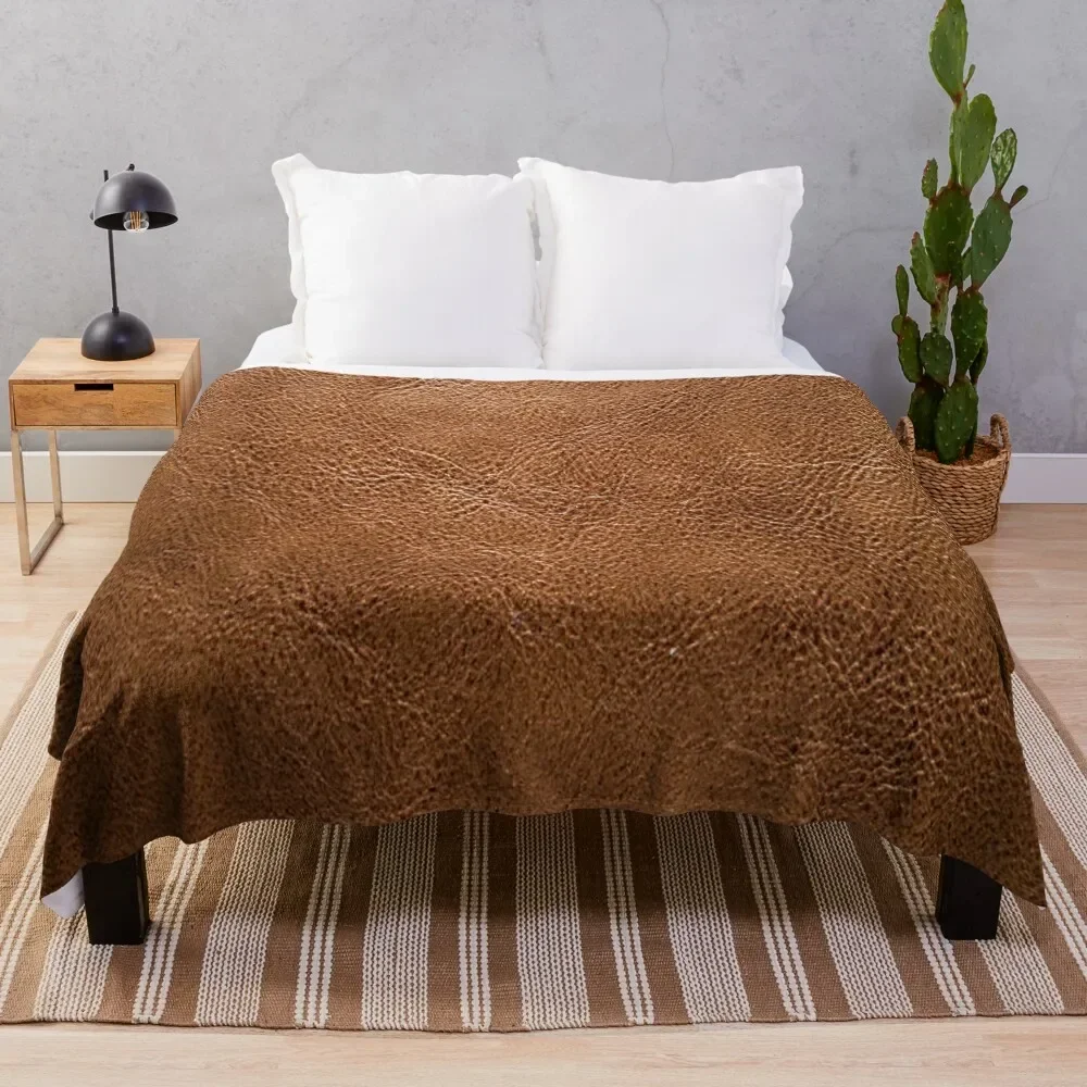 

Beautiful Pu Leather Maribu Leather Throw Blanket Luxury Thicken Custom Decorative Sofas Blankets