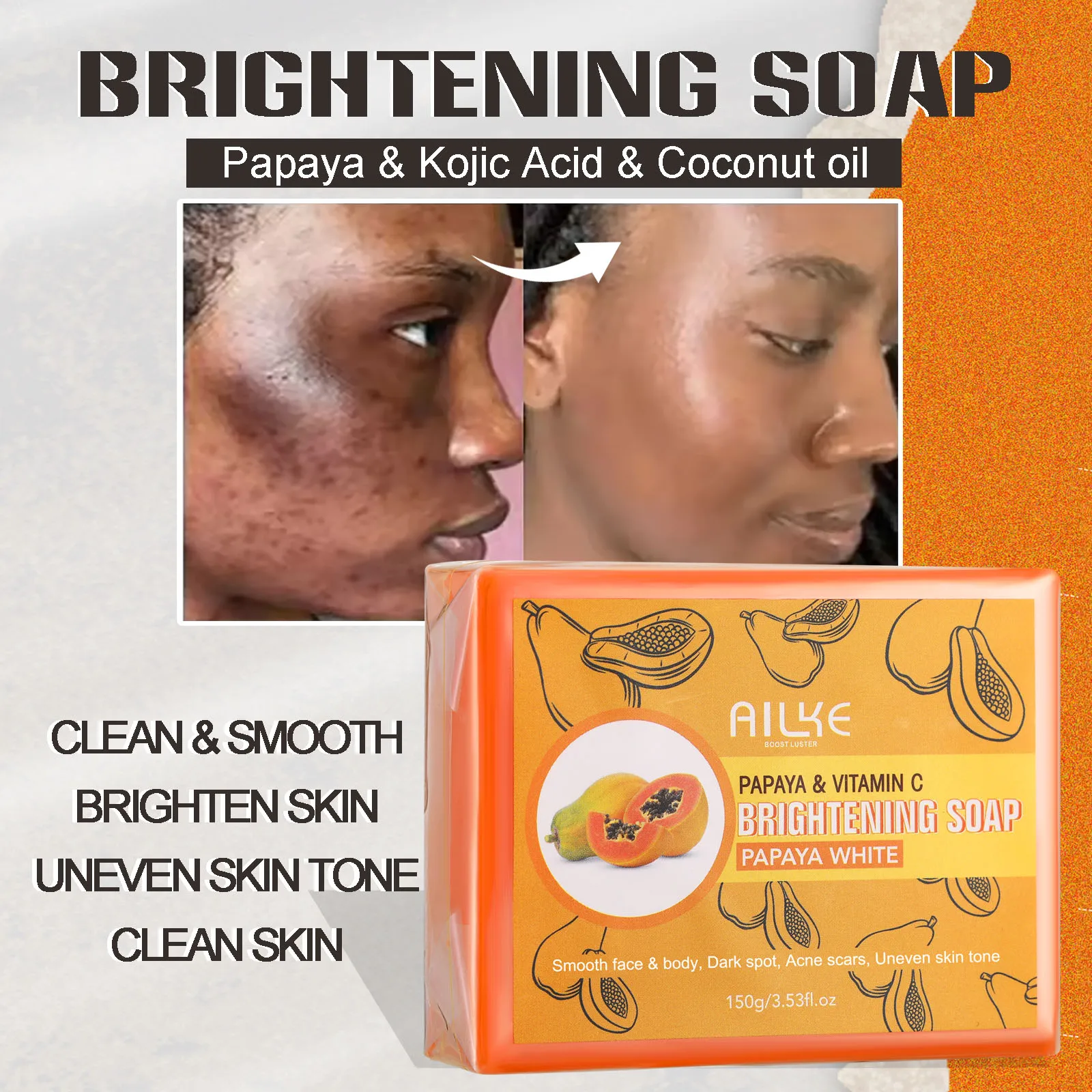 AILKE Collagen Skin Care, Whiten Skin, Remove Dark Spots, Stains, Get Radiant and Flawless Skin With Natural Ingredients 5