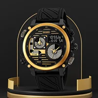 SKMEI 2202  Sport Watch Mens LED Light Stopwatch Waterproof Wristwatches Alarm Creative Cool 4 Time Display Countdown Digital 2