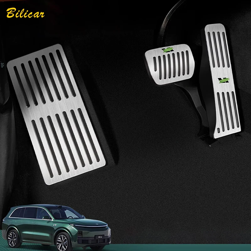 

For Li Lixiang L7 L8 L9 2023 2022 Accessories Accelerator Pedal Aluminum Alloy Brake Cover Anti-slip Foot Pedals