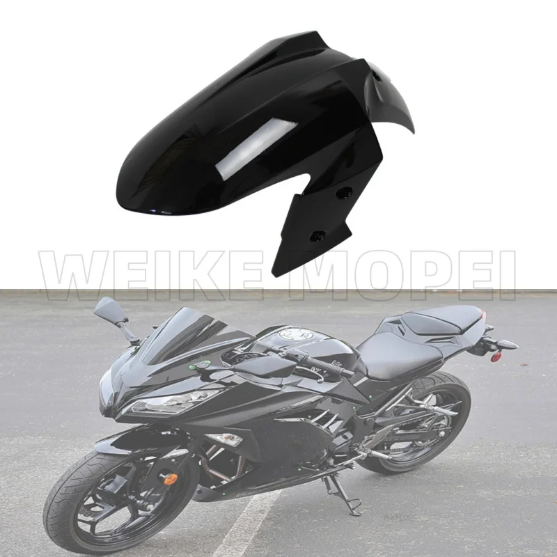 

Black Front Tire Fender Mud Guard Hugger For Kawasaki Z250 Z300 Z3 Ninja300R EX 300 ZX-300 ZX250R 2013 2014 2015 2016 2017