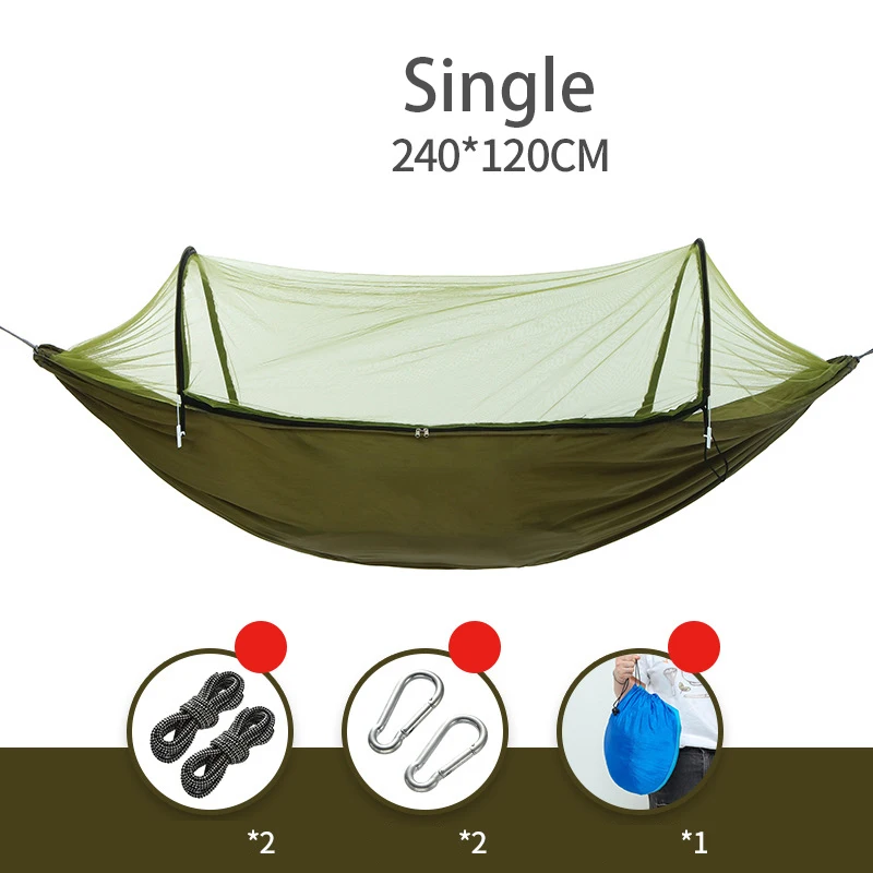 Hanging Hammock with Mosquito Net