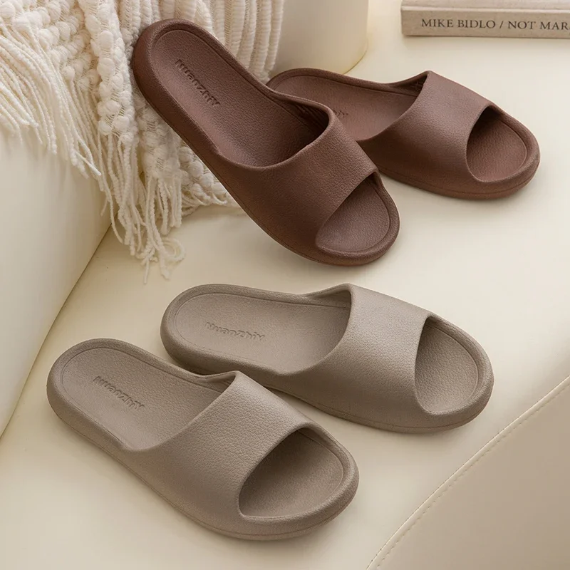 Women Fashion Summer Slippers Men Lightweight EVA Home Bathroom Flat Sandals Couple Comfort Massage Indoor Outdoor Shower Shoes 6