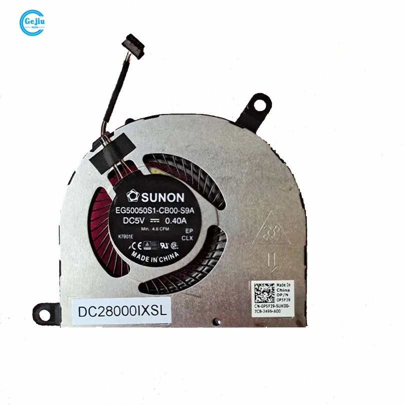 

New Original Laptop CPU Cooling Fan FOR DELL Latitude E5480 E5490 E5491 E5495 0P5F39