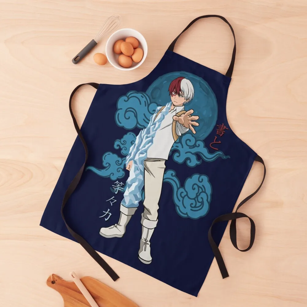 

Todoroki Shoto 1st Apperence - My Hero Academia Apron women's kitchen aprons kitchen and home items waterproof apron for woman