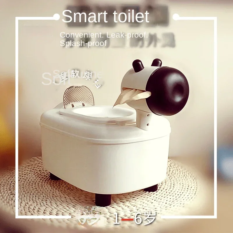 

Smart Baby Toilet Boy Splash-Proof Urine Children Toilet Female Throne Drawer Bedpan Stool 1 to 6 Years Old New Product