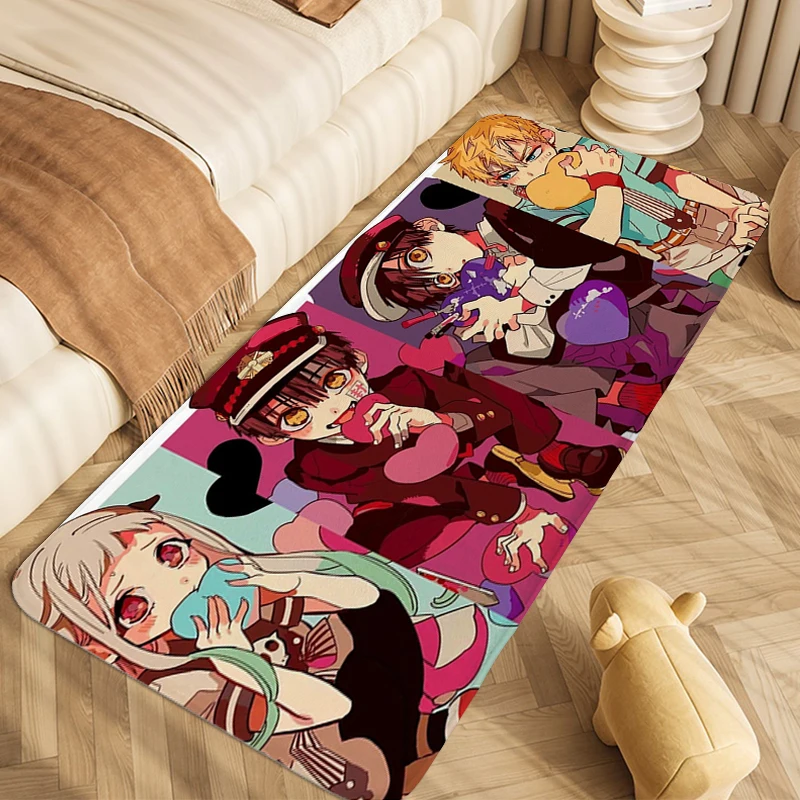 

Non-slip Foot Mat H-Hanako Kuns Veranda Floor Mat Carpets for Living Room Bathroom Rug Doormat Entrance Door Home Decorations