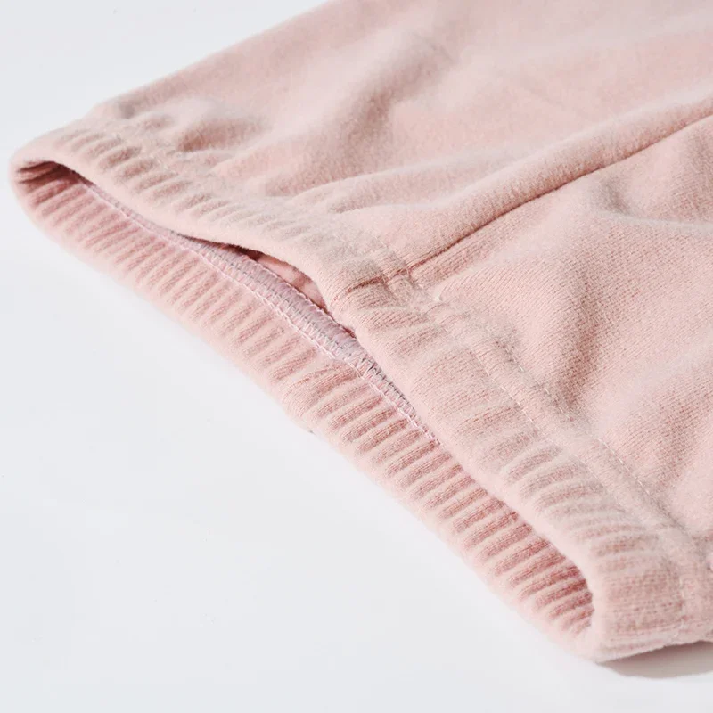 Girls Pants High Stretch Soft Leggings Plain Color Elastic Waist Kids Clothes