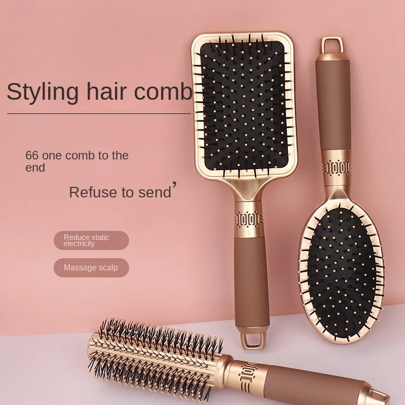 

Hair Massage Air Cushion Comb Brush Scalp Hairbrush Detangle Anti Static Salon SPA Hairdressing Styling Tool Oval Round