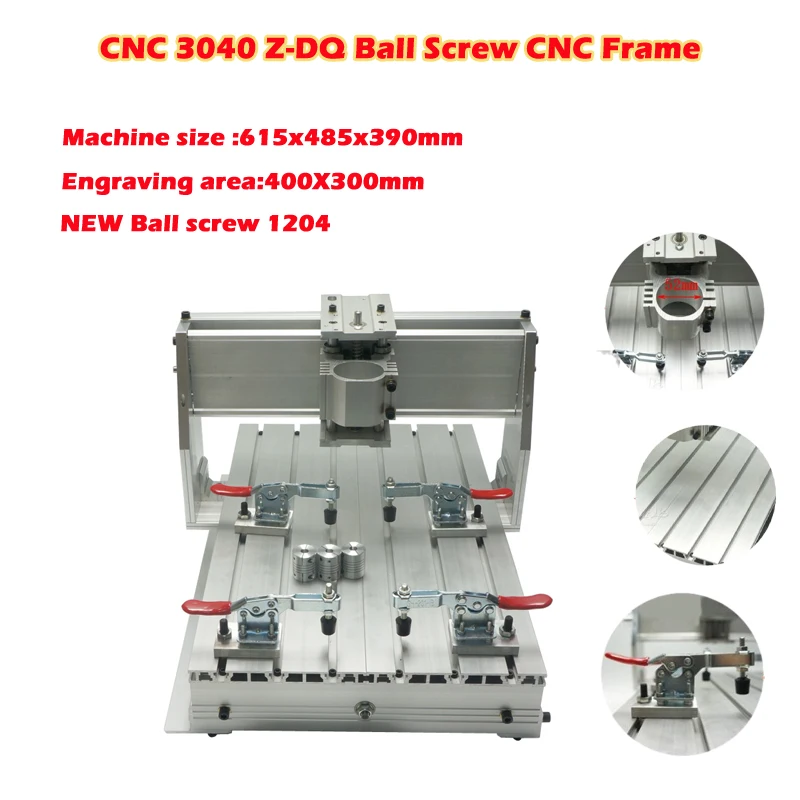 CNC 3040 Z-DQ NEW Ball screw 1204 CNC Frame Of Engraver Engraving Router Wood Drilling Milling Machine