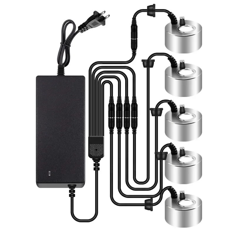 Generador de niebla nebulizador bomba de agua atomizador ultrasónico humidificador fuente rocalla jardinería bonsái acuario estanque decoración cabezal de atomización