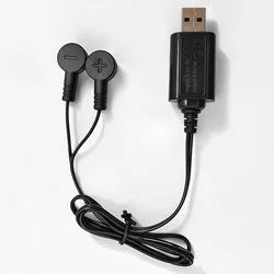 Universal USB Magnetic Lithium Battery Charger - 4.2V 1.2A (Black)