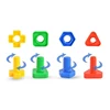 4PCS Matching Screws Children Early Education Puzzle Toys Plastic Split Nut Desktop Interactive Toys Color Shape Cognition TMZ 4