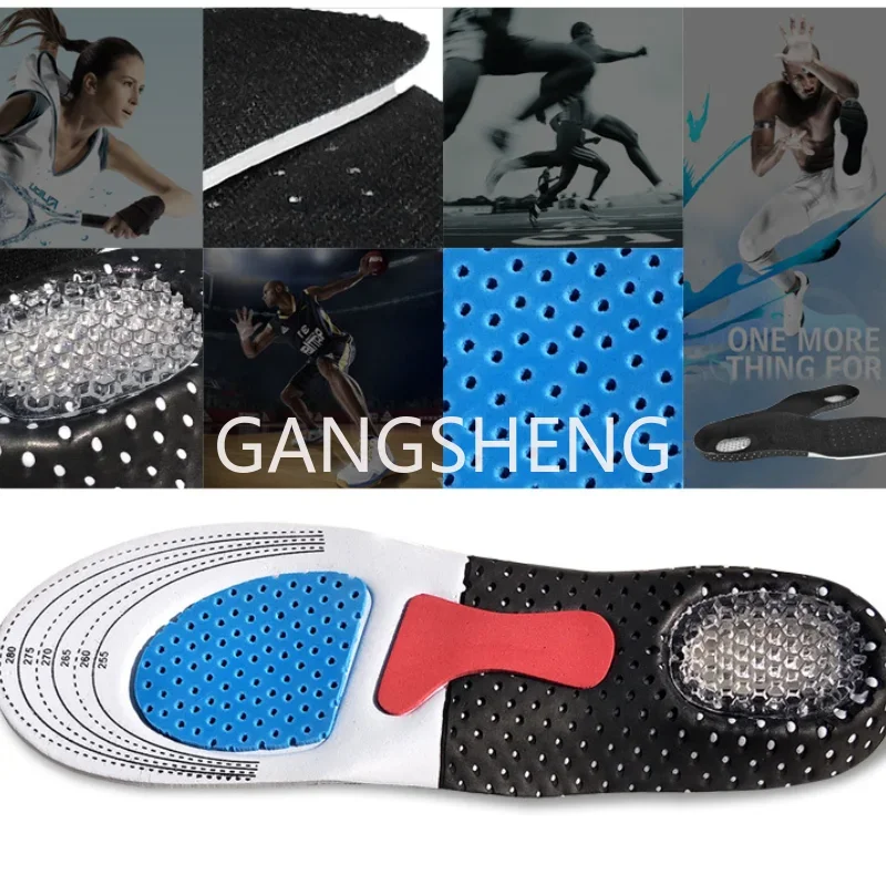Unisex Silicone Sport Insoles Orthotic Arch Support Sport Shoe Pad Running Gel Insoles Insert Cushion for Walking,Running Hiking