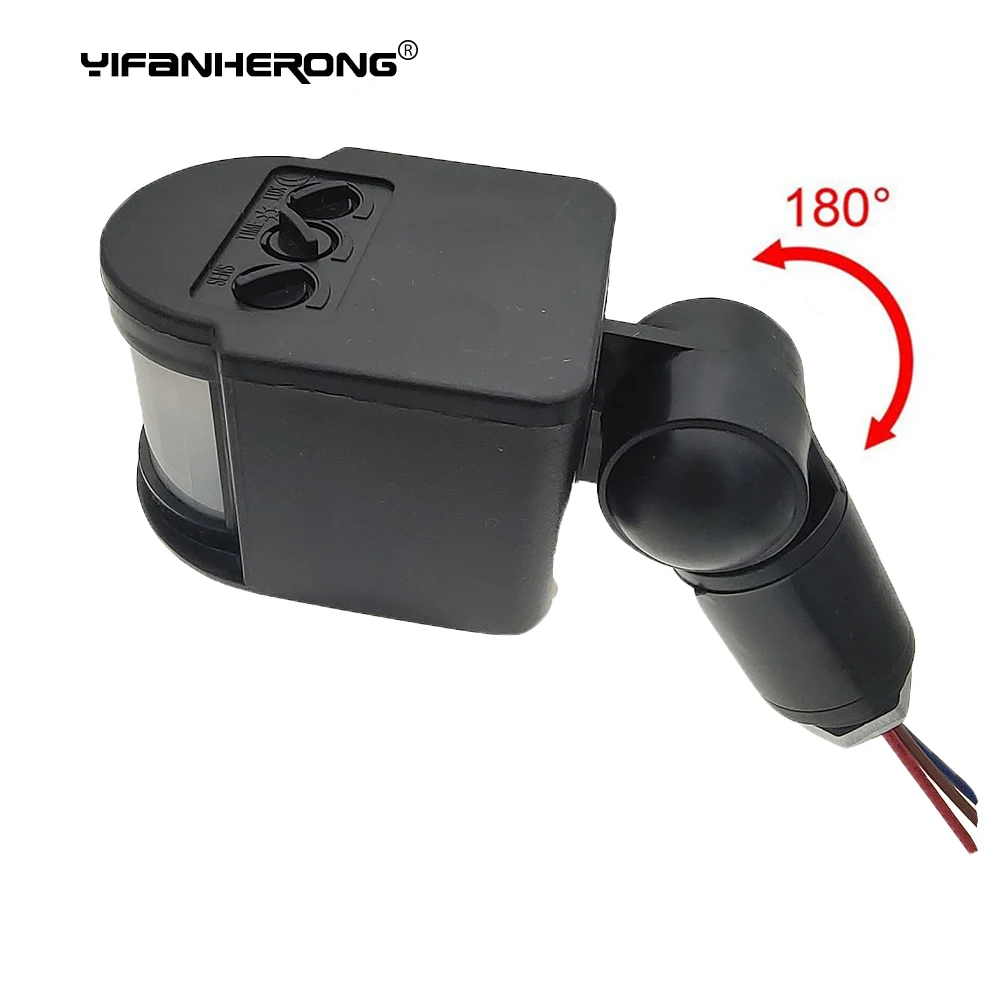 220V LED Motion Sensor Outdoor Wall Mount Timer