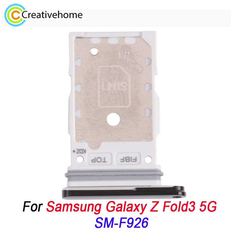 

Original Daul SIM Card Tray For Samsung Galaxy Z Fold3 5G SM-F926