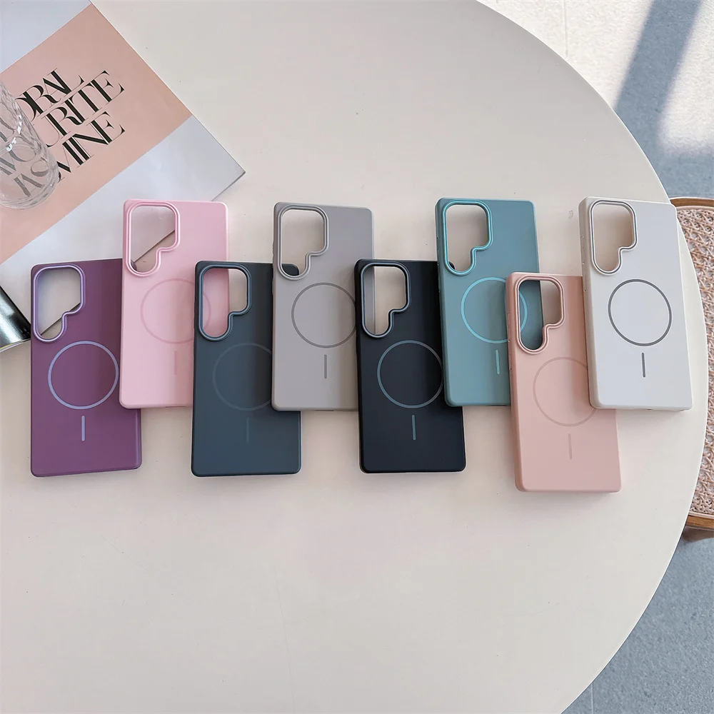 Shockproof Ultra Thin Magnetic PC Case with Wireless Charging Compatibility