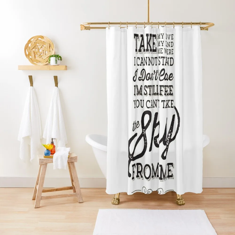 

You Can't Take the Sky from Me Shower Curtain For Bathrooms Bathroom Box Curtain