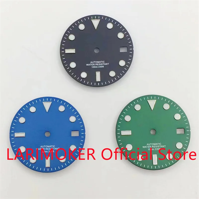Larimoker Dial Accessory Part 29Mm Watch Luminous Fit Nh35 Nh36 Nh38 Movement