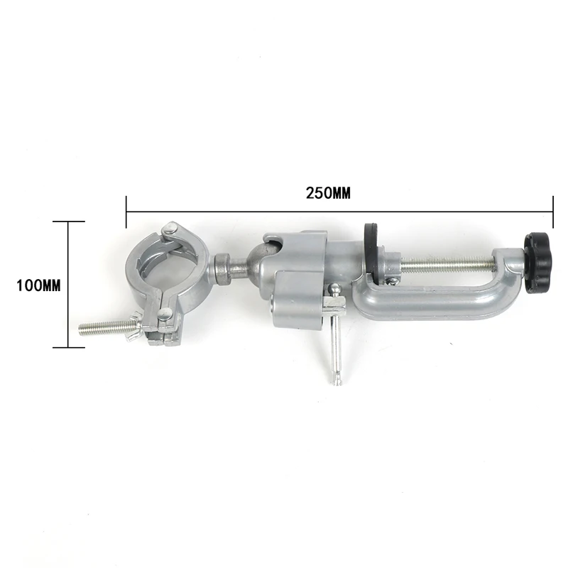 360 ° Tisch Schwenk Schraubstock Holzbearbeitung Grinder Werkzeug Zubehör Elektrische Bohrer Ständer Halter Aluminium Legierung Halterung Tisch Schraubstock – Detail 10