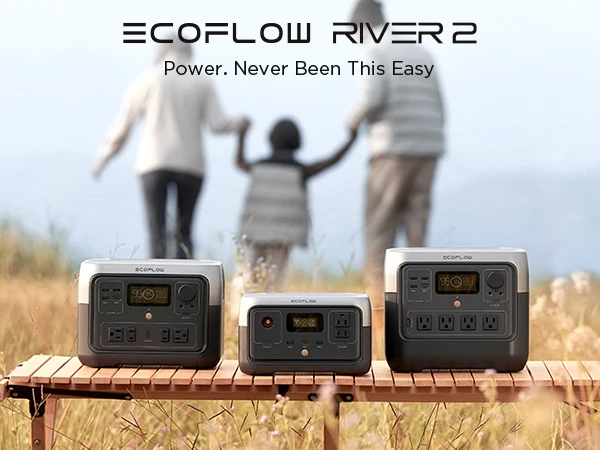 Station Electrique EcoFlow RIVER 2 300W/256Wh + Panneau solaire portable  110 W