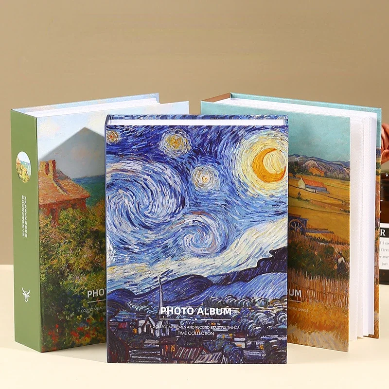 삽입 유화 대용량 가족 사진 앨범, 커플 기념 앨범, 200 사진,  성장 앨범, 7 인치