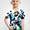 Children's Clothing Boys Tshirt Short Sleeve Children T-Shirt Creative Print Funny Kids Summer Clothes Girl Clothes O-Neck Tops 3