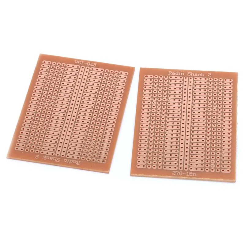 5/10PCS DIY Prototype Paper PCB Universal Experiment Matrix Circuit Board 2-3 Connected Hole Single Hole 5x7CM