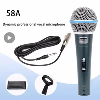 Professional Condenser Microphone Wired Mic For PC Karaoke Machine System Gaming Sound Room Audio Sing Live Streaming Kits Gamer
